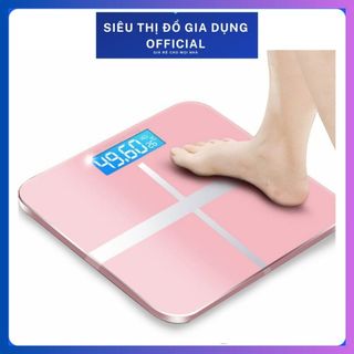 Cân điện tử 180KG Electronic Personal Scale mặt kính cường lực, theo dõi sức khỏe và cân nặng