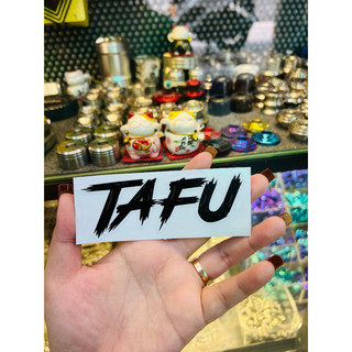 Tem logo tafu trang trí xe size 15cm