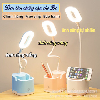 Đèn học đèn nối mi tích điện gấp gọn để bàn chống cận , đèn bàn học sinh