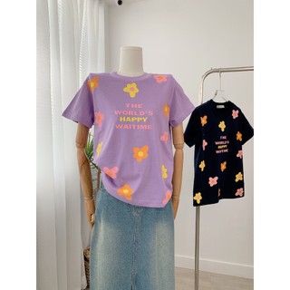 Áo thun form vừa chất cotton in họa tiết trẻ trung MIEU - LM18