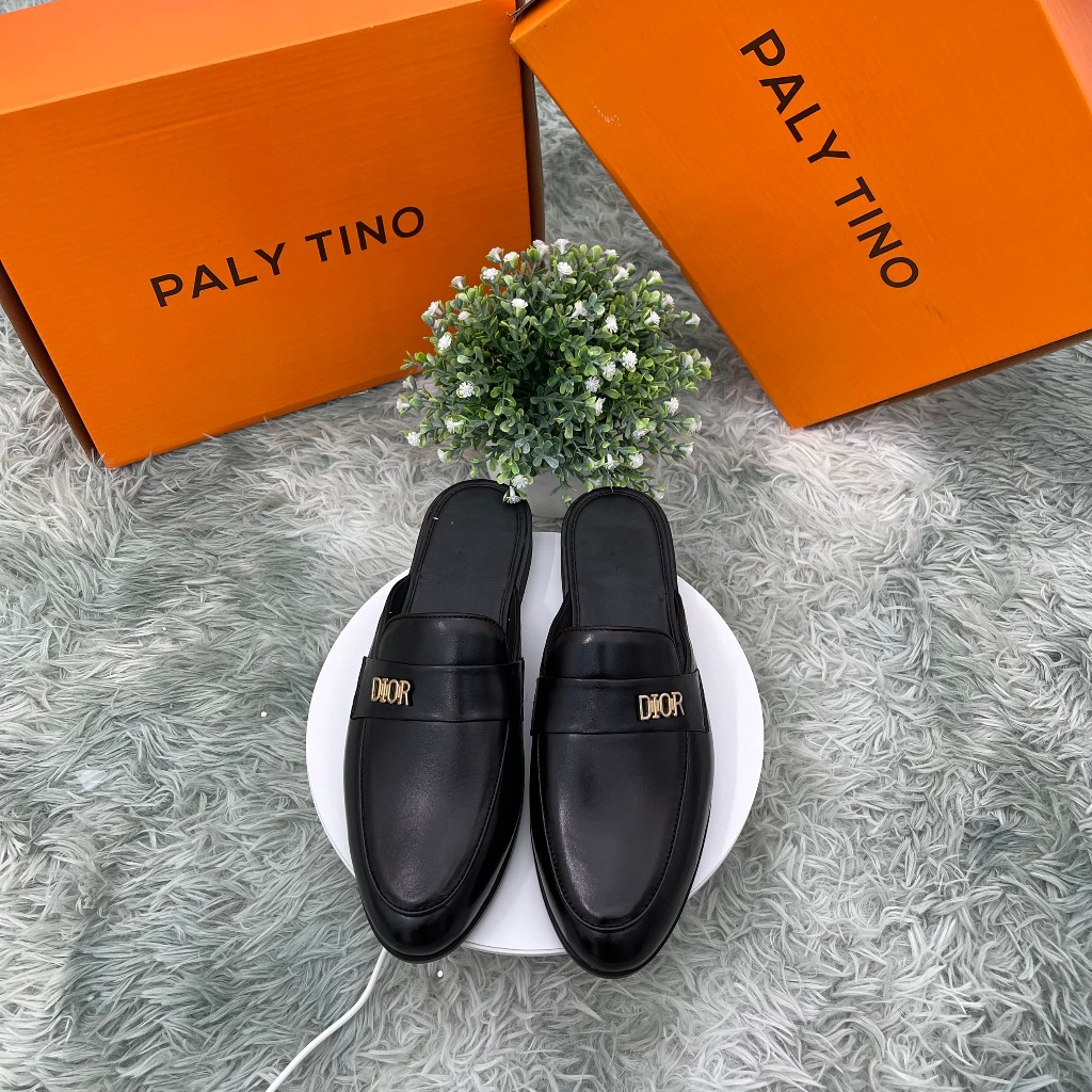 [LUXURY]  Giày Sục Nam Da đế phíp Cao Cấp Giày Hở Gót Nam Đế Khâu Thời Trang _ TINO PALY  _ đẳng cấp phái mạnh G110 | BigBuy360 - bigbuy360.vn