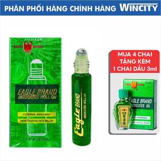 Chai dầu xanh bi lăn inox 8ml tinh dầu xanh bạc hà sản phẩm chính hãng