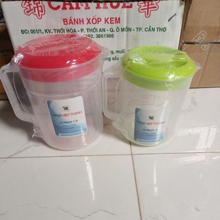 ca nhựa đựng nước có vạch chia ml ( 2 size)