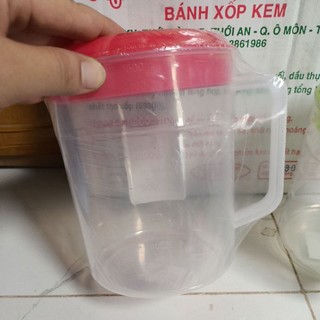 ca nhựa đựng nước có vạch chia ml ( 2 size)