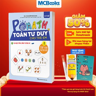Sách - POMath -Toán tư duy cho trẻ em tập 2 - MCBooks