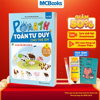 Sách - Pomath toán tư duy cho trẻ tập 1