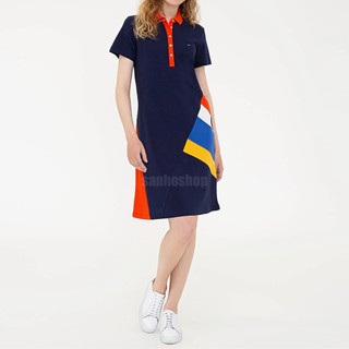 Đầm t0mmy navy blue colorblock