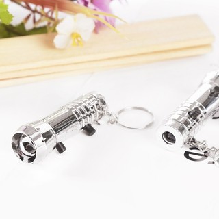 [FREESHIP] MÓC KHÓA ĐÈN PIN 3IN1 (TIA LASER + ĐÈN PIN + ĐÈN SOI)