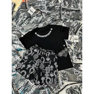 Set áo phông chome + quần họa tiết no 1 cho bé , bộ áo phông quần short bé trai , kid_genz