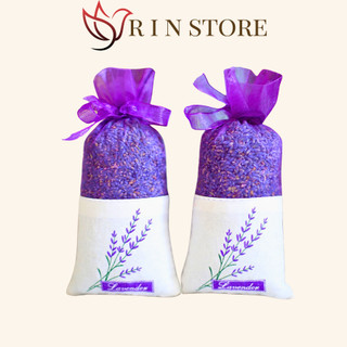 Túi thơm  hoa oải hương lavender khô để tủ quần áo treo xe khử mùi phòng tắm nhà vệ sinh RIN