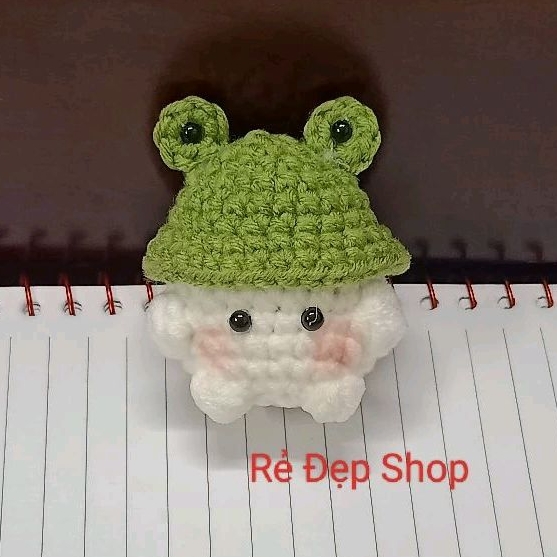 Móc khóa Bé Nấm Bằng Len Handmade