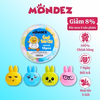 Gọt bút chì mondez gọt có lưỡi dao thép không gỉ, đồ chuốt bút chì thỏ cảm xúc, gọt bút cho bé gọt bút chì m30008