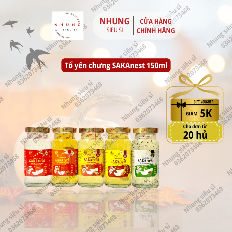 Yến sào cao cấp SAKAnest 150ml 30% yến tươi