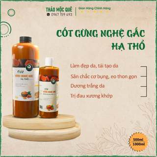 Cốt gừng nghệ gấc nhân sâm hạ thổ, sản phẩm đến từ thiên nhiên
