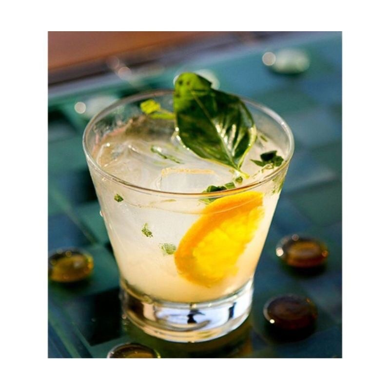 Bộ 6 ly thủy tinh Thái lan uống trà, cà phê,sữa chua 335ml UG391