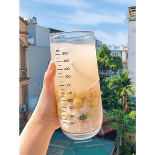 Ly cốc thủy tinh Ocean 625ML có vạch chia