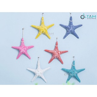[Composite - Có dây treo] Sao biển trang trí 6 màu ĐK12-13cm SAOBIEN-02