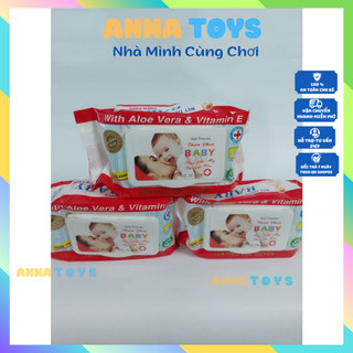 1 gói Khăn ướt Baby Thiên Phúc 100 tờ, giấy ướt đa năng không mùi