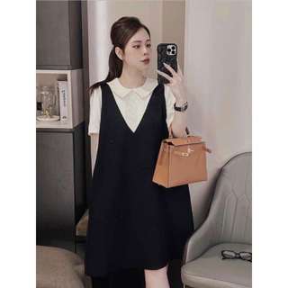 YT34 Váy Sơ Mi Phối Cổ Sen