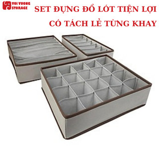 Hộp vải đựng đồ lót xếp gọn xuất châu Âu