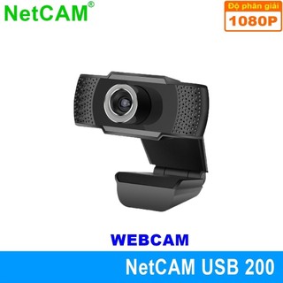 Webcam netcam usb 200, độ phân giải 1080p - hãng phân phối chính thức