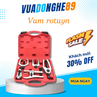 Vam rotuyn vuadonghe89 , bộ dụng cụ vam cảo tháo rotuyn 5 chi tiết dụng cụ sửa chữa ô tô