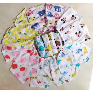 Quần đùi coton giấy Bé Trai, Bé Gái size từ 4kg-15kg