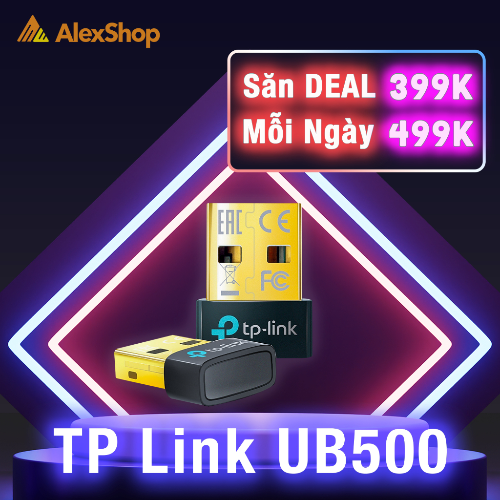 USB Bluetooth 5.0 TP-Link UB500 Dùng Cho PC hoặc Laptop Tích Hợp Mọi Hệ Điều Hành Windown - Chính Hãng | BigBuy360 - bigbuy360.vn