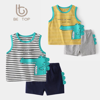 Bộ Ba Lỗ bé trai Wellkids, bộ sát nách cotton hàng Quảng Châu bé trai từ 10-26kg