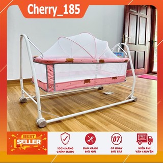 Nôi điện Võng xếp 2 Trong 1 Đại Vĩ(Tặng kèm võng + màn chống muỗi cho bé)