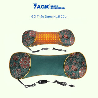 Gối Thảo Dược Ngải Cứu Cắm Điện Làm Ấm Giúp Giảm Đau Nhức Cổ Vai Gáy Cho Giấc Ngủ Ngon Hương Thảo Mộc Có Bảo Hành 2024