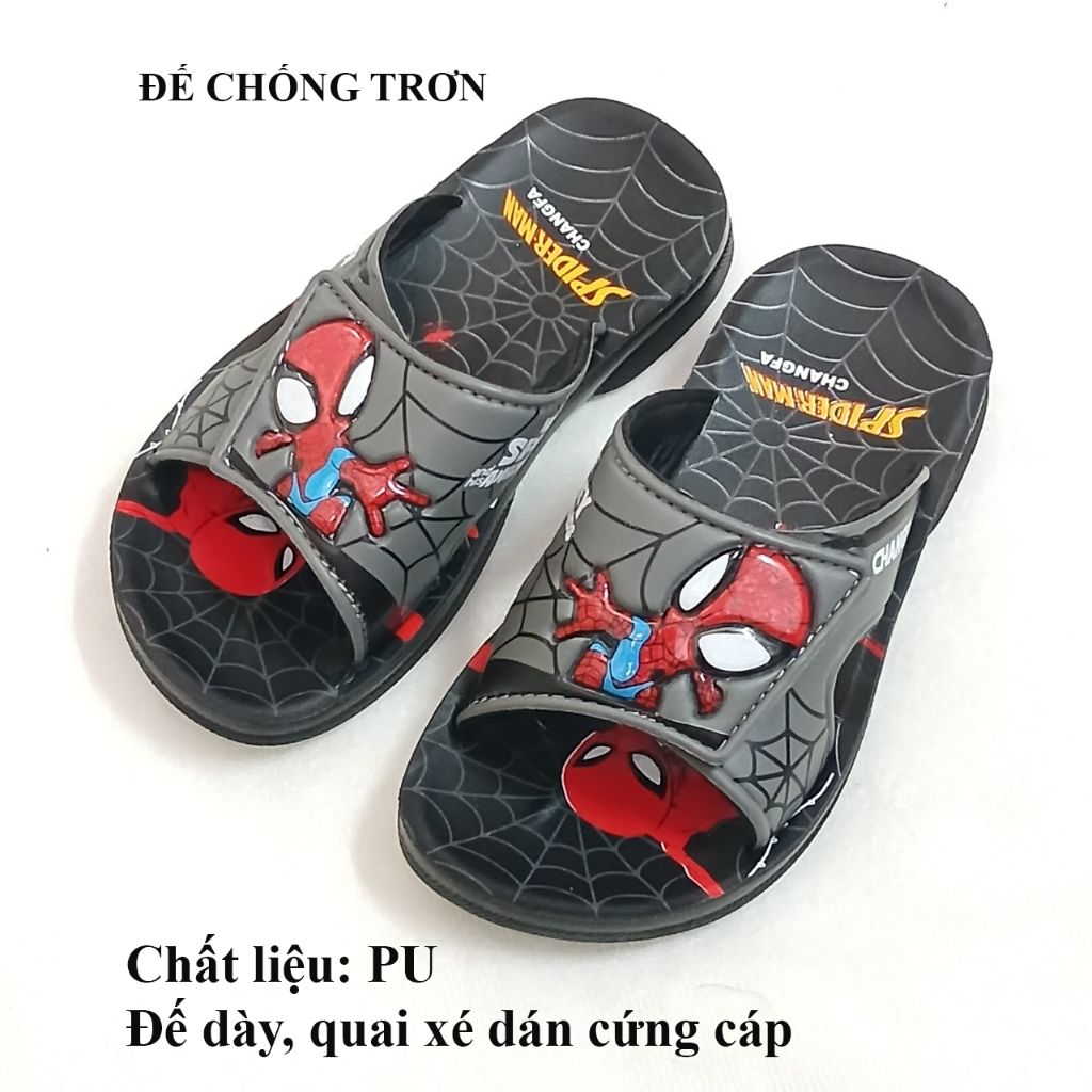 DÉP ĐI TRONG NHÀ PU SIÊU NHÂN NHỆN BÉ TRAI.