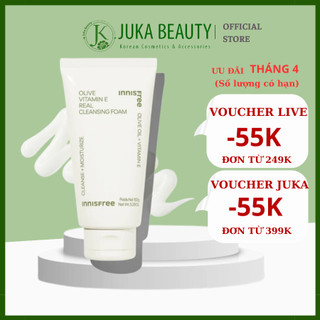 Sữa rửa mặt Innisfree Olive Vitamin E Real Cleansing Foam 150g