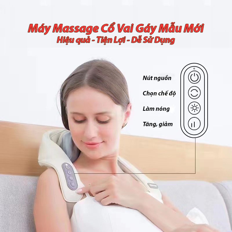 Máy Massage Cổ Vai Gáy Cao Cấp - Máy Massage Cổ Vai Gáy Cầm Tay