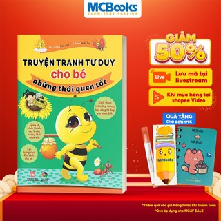 Sách - Truyện tranh tư duy cho bé những thói quen tốt