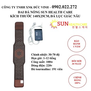 Đai đá nóng sun health care hàng mới về
