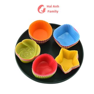 Khuôn silicon làm bánh Cupcake/Muffin 7cm