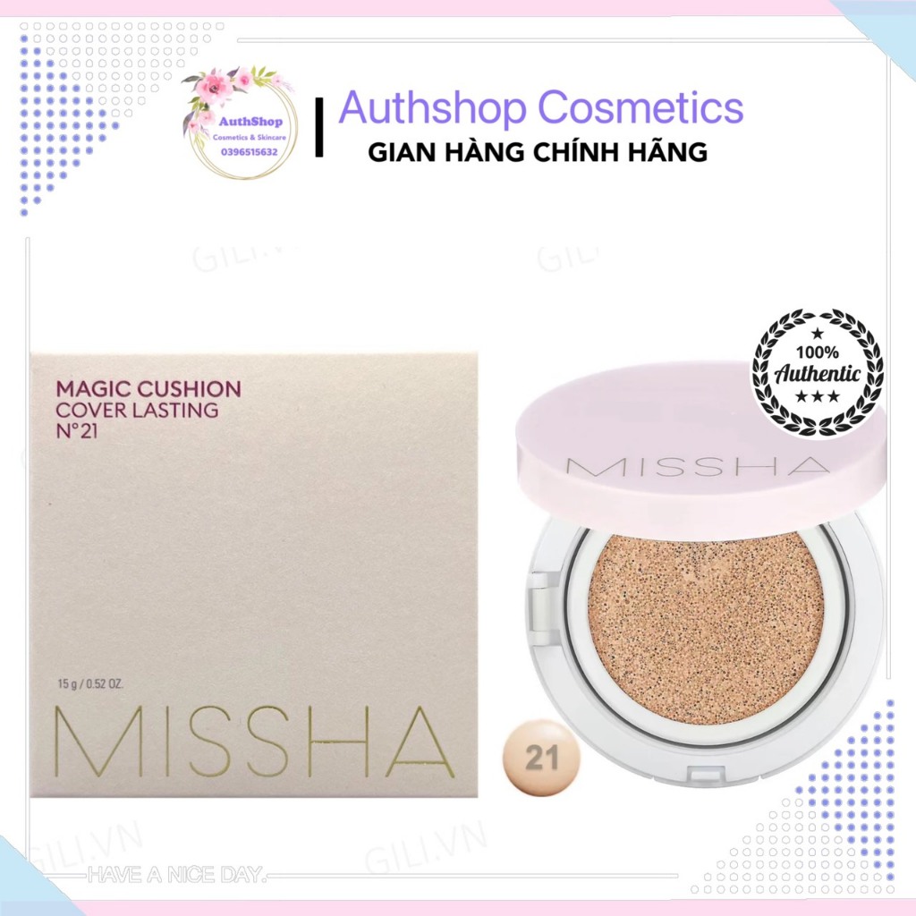 Phấn Nước Missha Magic Cushion Cover Lasting SPF 50++