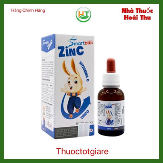 SmartBiBi ZINC - Bổ sung Kẽm ,Vitamin C,cải thiện biếng ăn,tăng đề kháng cho trẻ