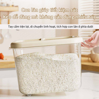 Thùng Đựng Gạo Grand Haven Thành Nhựa Chắc Chắn Nắp Đậy Kín Tránh Côn Trùng Xâm Nhập Ngăn Ẩm Mốc Hiệu Qủa 3 size