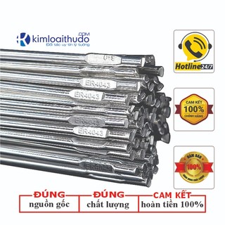 Que hàn nhôm Er4043, 3.2mmx1kg, hàn tig, hàn khò két nước, hàn xe đạp, sửa chữa hàn nhôm