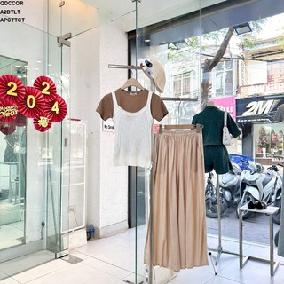Quần Đũi Cạp Chun Ống Rộng