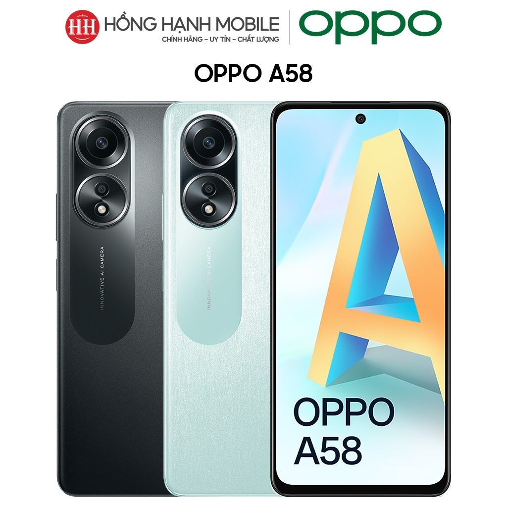Điện Thoại Oppo A58 6GB/128GB - Hàng Chính Hãng | BigBuy360 - bigbuy360.vn
