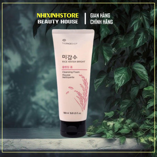 Sữa Rửa Mặt Gạo Rice Water Bright Cleansing Foam The Face Shop