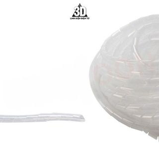 1m Dây xoắn ruột gà phi 6, phi 8, phi 10, phi 12 dành cho máy in 3D, CNC