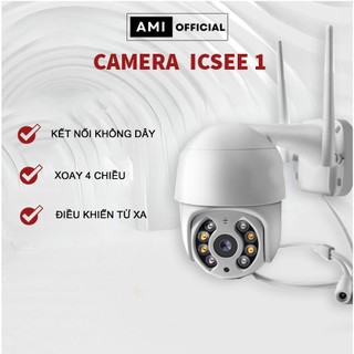 Camera ICSEE 1 Wifi Camera Giám Sát Trong Nhà Ngoài Trời Xoay 4 Chiều Dễ Dàng Cài Đặt Quan Sát Ban Đêm Hiệu Quả GAG 