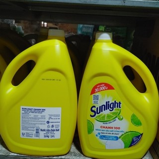 nước rửa chén SUNLIGHT can