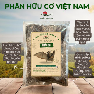 Phân dơi hữu cơ việt nam - nguyên chất 100% - siêu ra rễ, đâm chồi, ra hoa