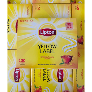 TRÀ LIPTON TÚI LỌC 100 GÓI - TRÀ LIPTON NHÃN VÀNG