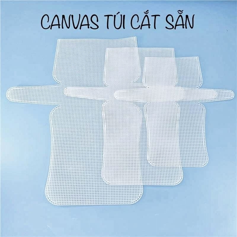 Canvas Cắt Sẵn Hình Túi 3 Size